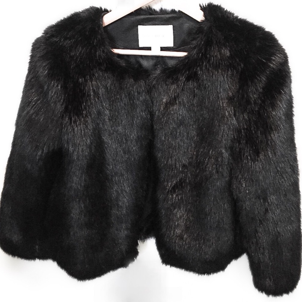 Banana Republic Faux Fur Coat